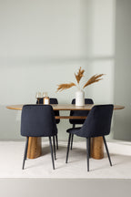 gr23646_1_m Esszimmer Set Isolde Mit Den Stühlen Night Ovales Essgruppen Set