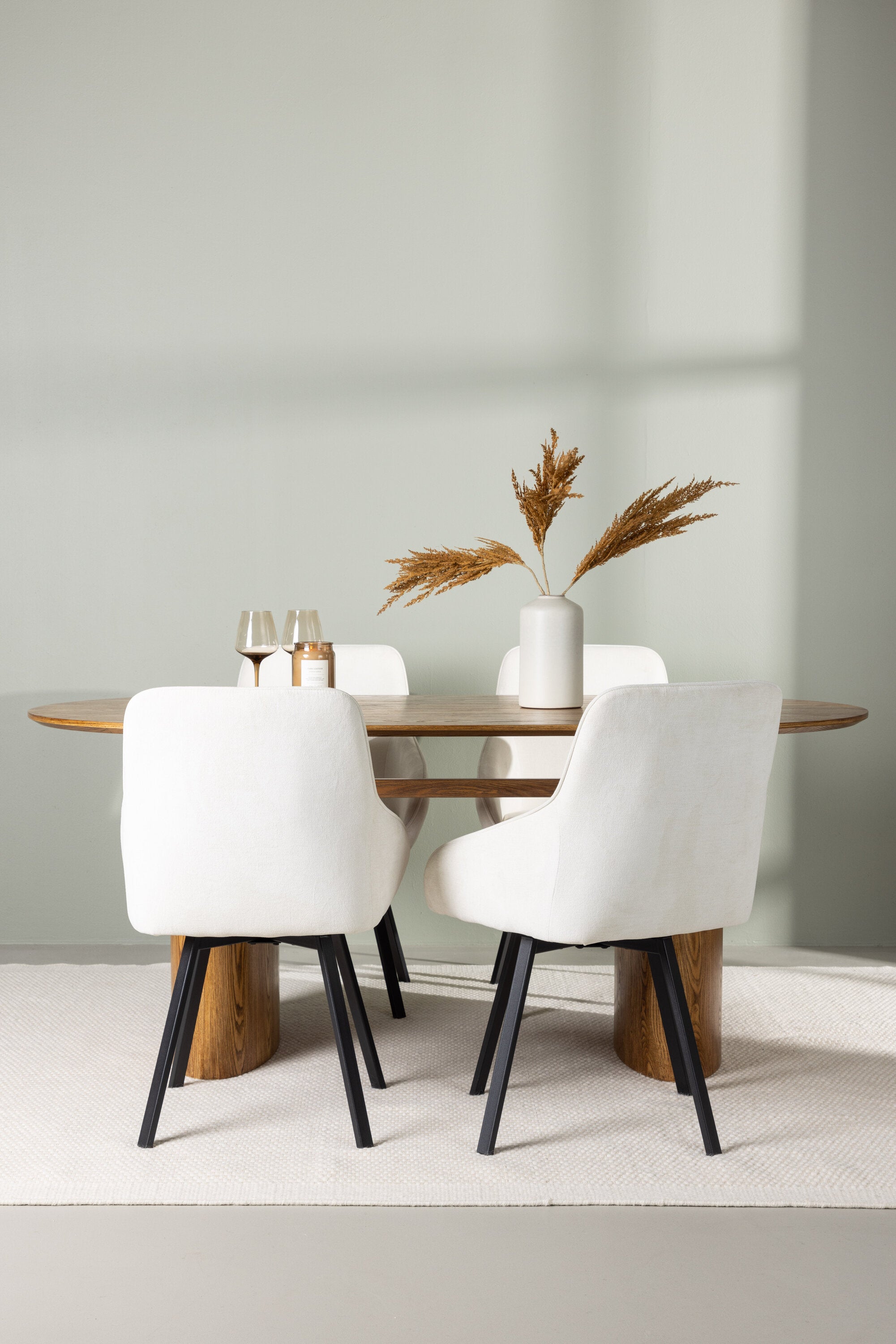 gr23648_1_m Esszimmer Set Isolde Mit Den Stühlen Rosie Ovales Essgruppen Set