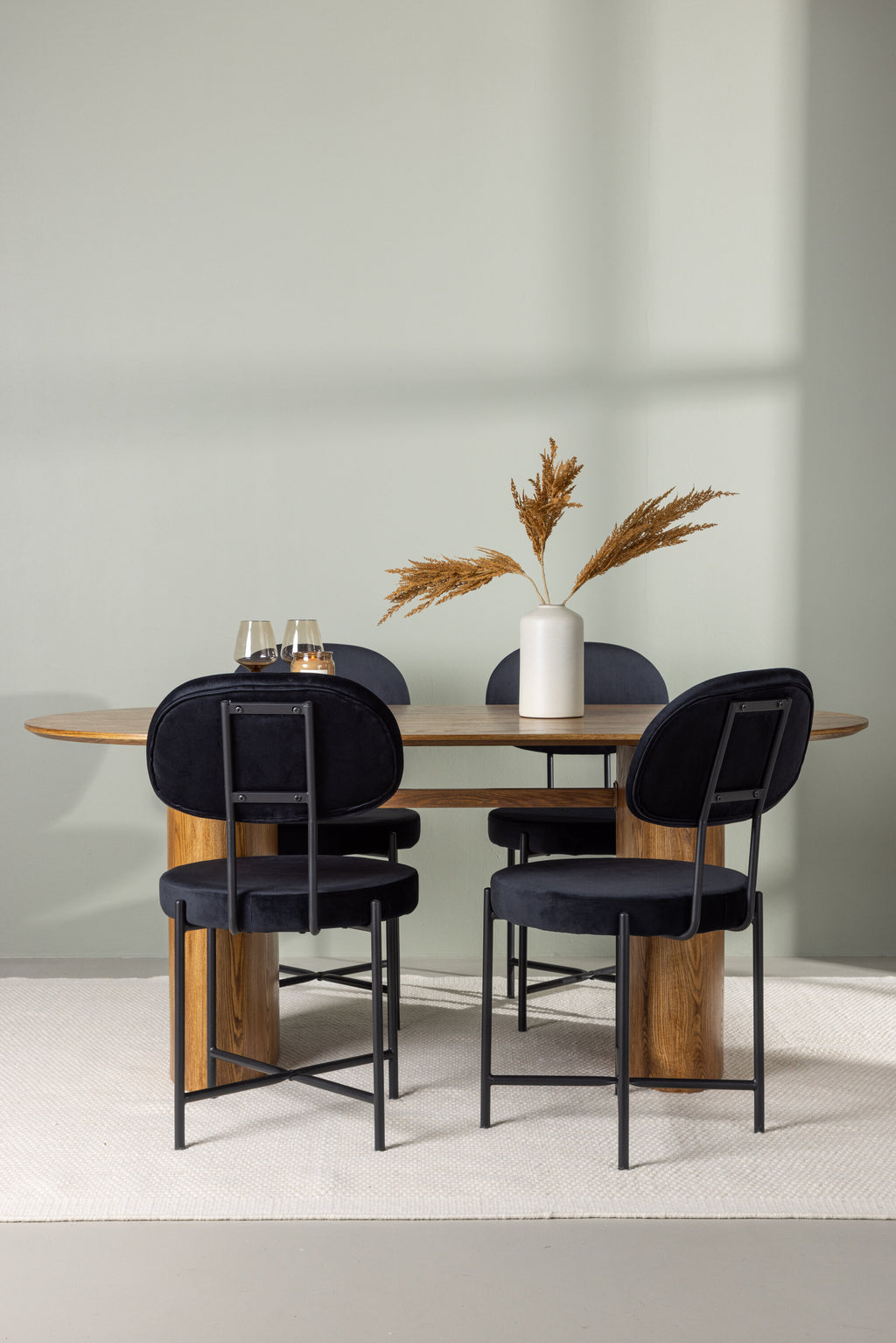 gr23650_1_m Esszimmer Set Isolde Mit Den Stühlen Stella Ovales Essgruppen Set