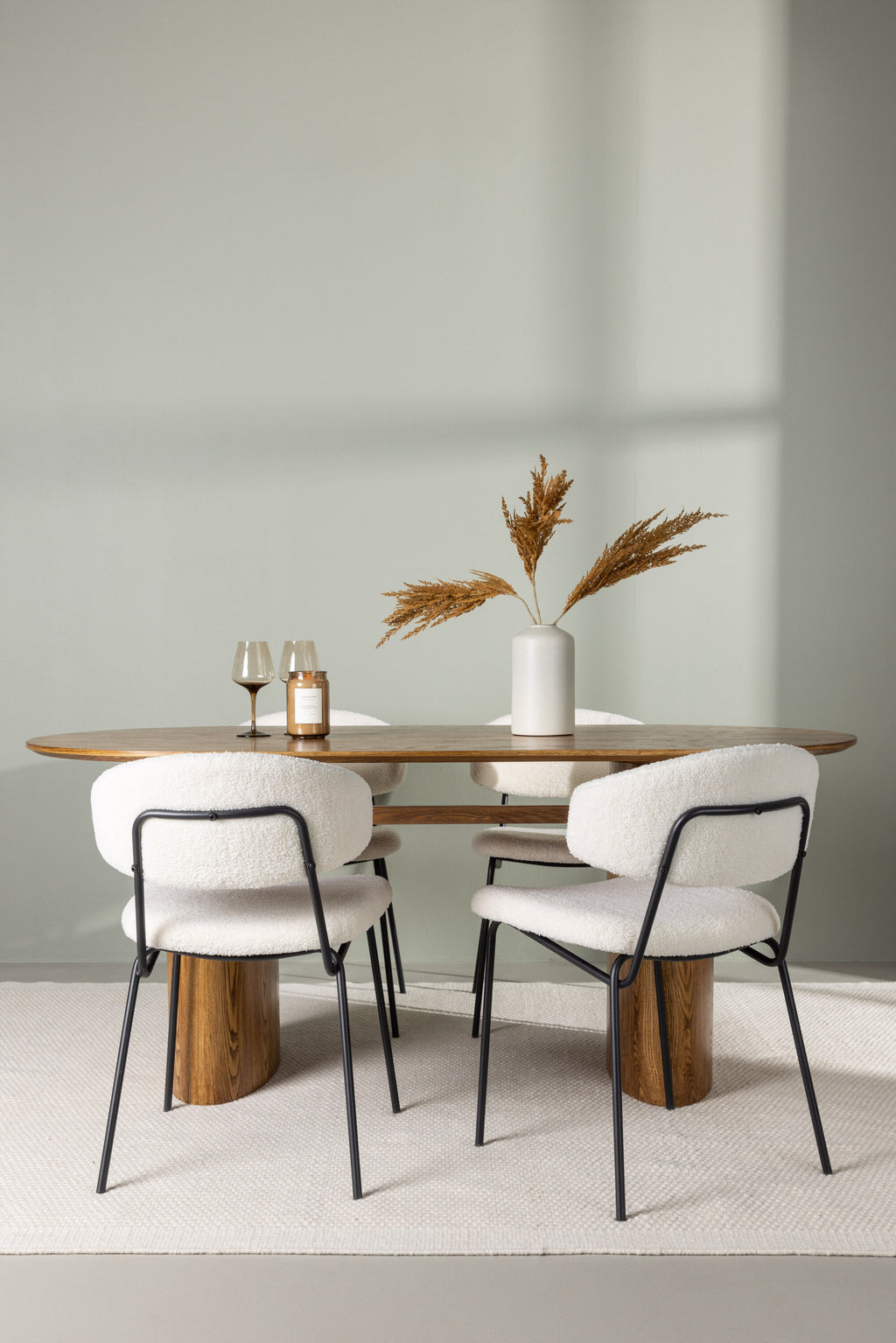 gr23655_1_m Dining Set Isolde Mit Den Stühlen Chico Ovales Essgruppen Set