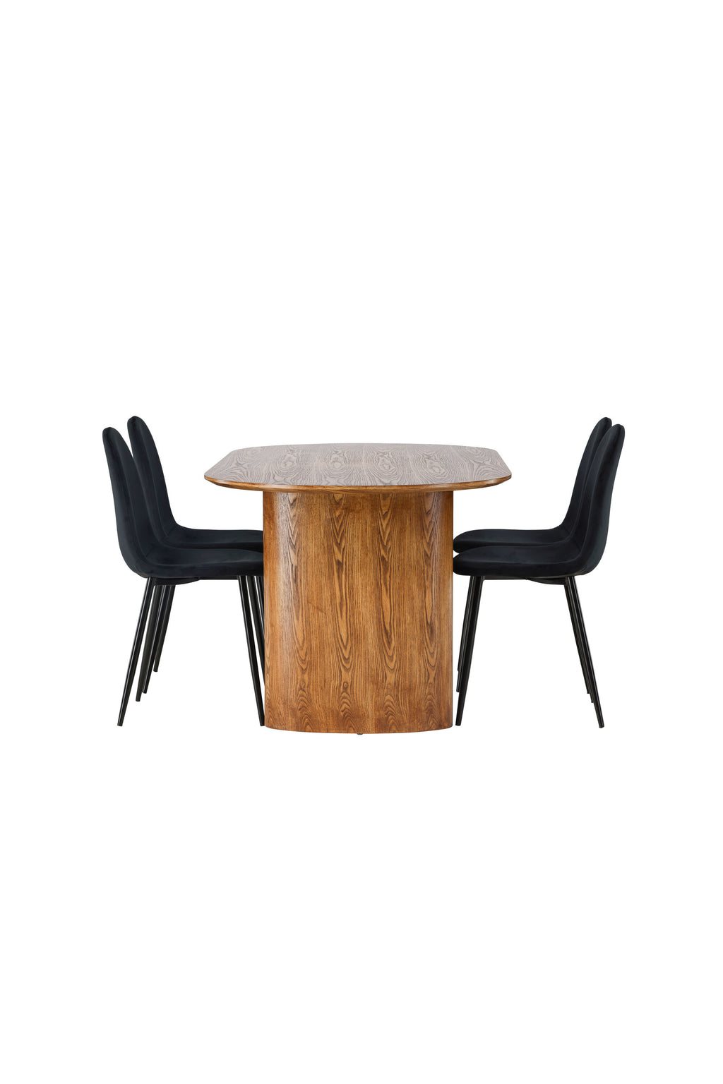 gr23656_4_os Esszimmer Set Isolde Mit Den Stühlen Polar Ovales Essgruppen Set