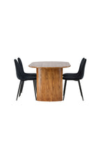 gr23656_4_os Esszimmer Set Isolde Mit Den Stühlen Polar Ovales Essgruppen Set