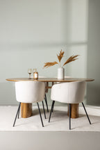 gr23657_1_m Dining Set Isolde Mit Den Stühlen Berit Ovales Essgruppen Set