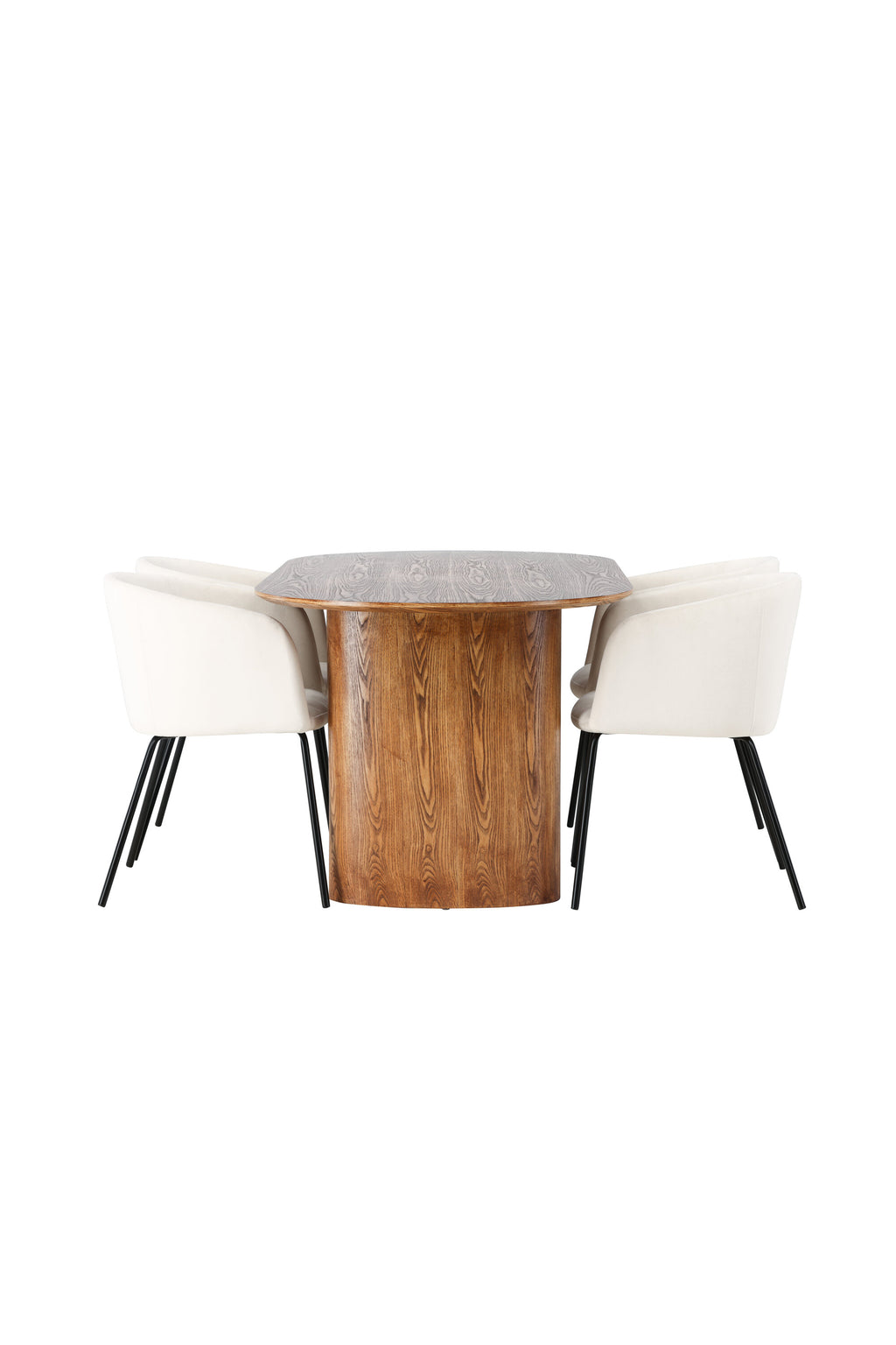 gr23657_4_os Dining Set Isolde Mit Den Stühlen Berit Ovales Essgruppen Set