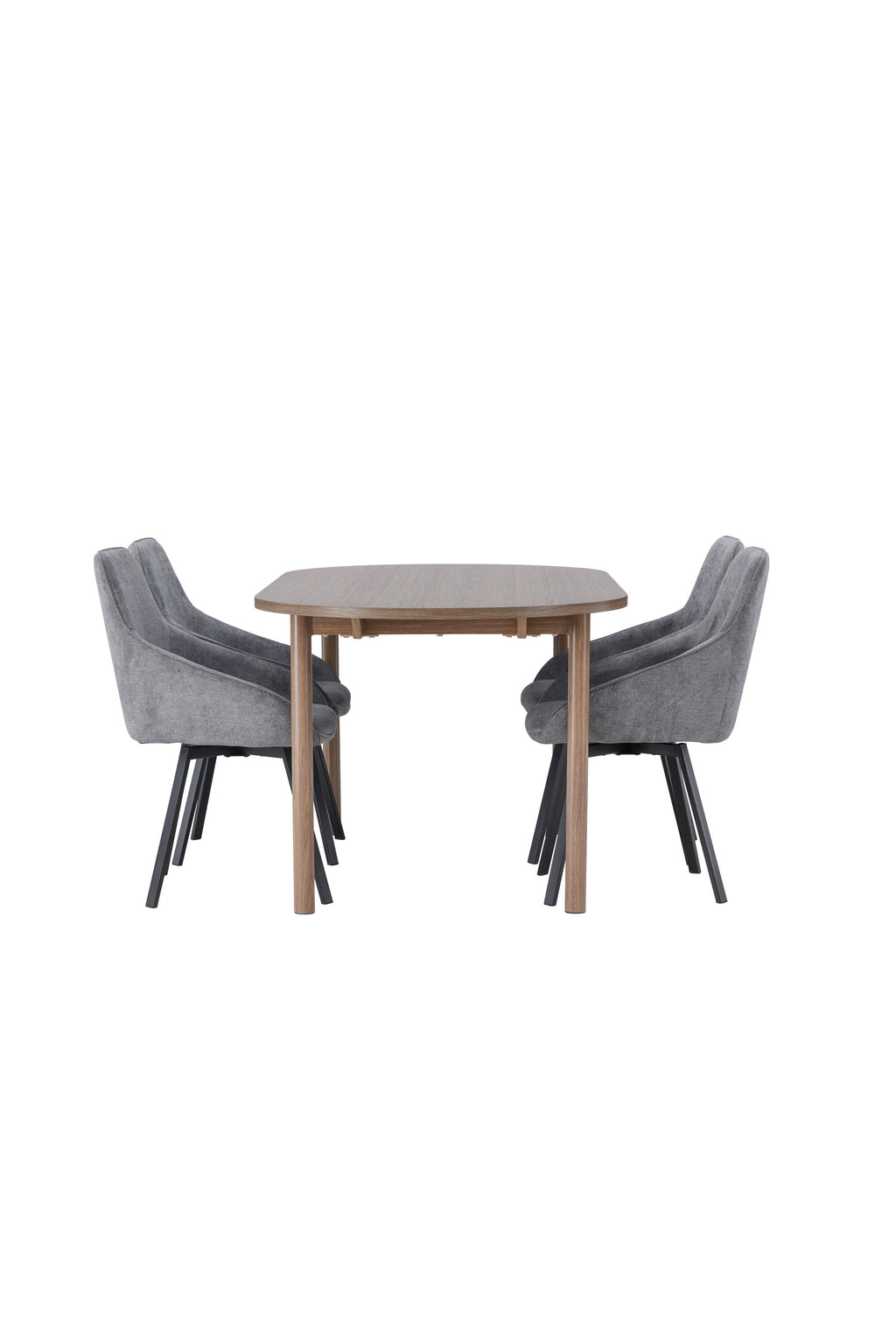 gr23669_4_os Esszimmer Set Andy Mit Den Stühlen Rosie Ovales Essgruppen Set