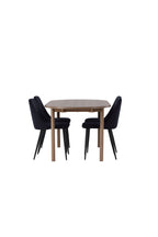 gr23676_4_os Esszimmer Set Andy Mit Den Stühlen Night Ovales Essgruppen Set