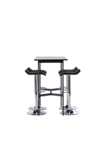 gr23693_10_os Bar Set Rax Mit Den Stühlen Jonna Rechteckiges Essgruppen Set Tisch: 105x120x60 Stuhl: 38x84x38