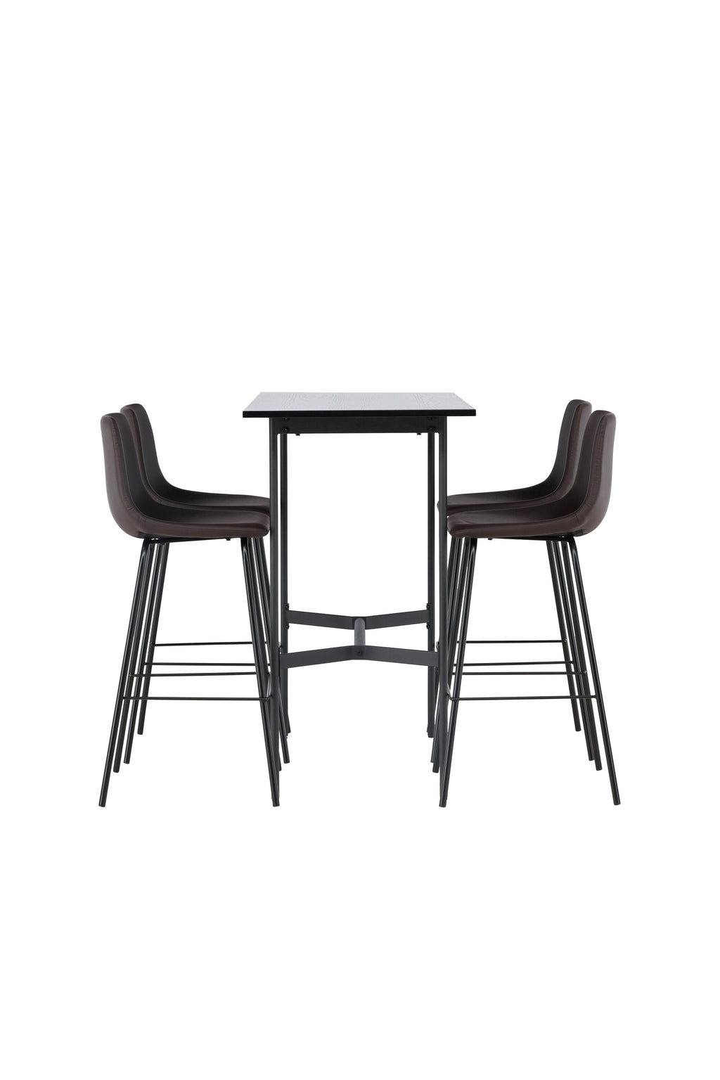 gr23699_10_os Bar Set Rax Mit Den Stühlen Alexi Rechteckiges Essgruppen Set Tisch: 105x120x60 Stuhl: 48x103x47