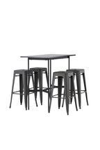 gr23700_11_os Bar Set Rax Mit Den Stühlen Tempe Rechteckiges Essgruppen Set