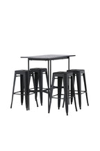 gr23701_11_os Bar Set Rax Mit Den Stühlen Tempe Rechteckiges Essgruppen Set