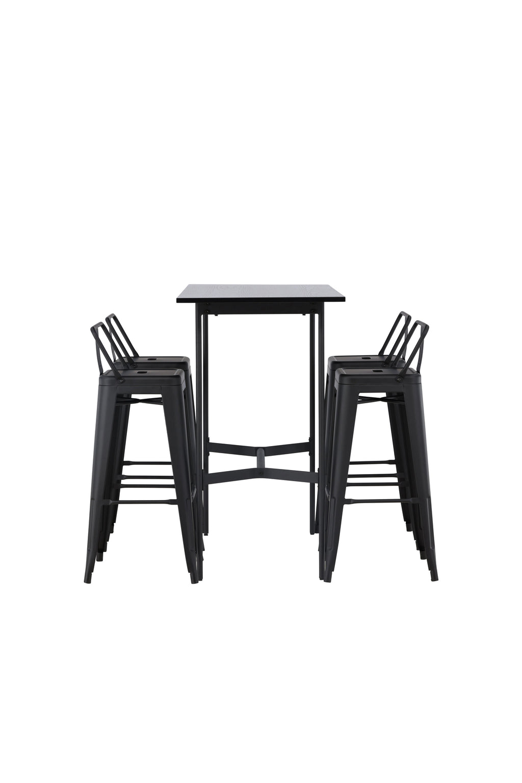 gr23702_10_os Bar Set Rax Mit Den Stühlen Tempe Rechteckiges Essgruppen Set Tisch: 105x120x60 Stuhl: 43x94x43