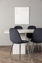 gr23717_3_m Esszimmer Set Olga Mit Den Stühlen Polar Rechteckiges Essgruppen Set