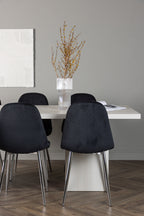 gr23717_4_m Esszimmer Set Olga Mit Den Stühlen Polar Rechteckiges Essgruppen Set