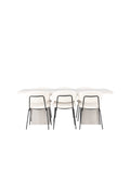 gr23720_1_os Esszimmer Set Olga Mit Den Stühlen Chico Rechteckiges Essgruppen Set Table: 75x200x90 Chair: 57x79x50