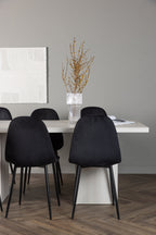 gr23721_4_m Esszimmer Set Olga Mit Den Stühlen Polar Rechteckiges Essgruppen Set