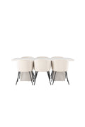 gr23722_1_os Dining Set Olga Mit Den Stühlen Berit Rechteckiges Essgruppen Set Table: 75x200x90 Chair: 55x78x55