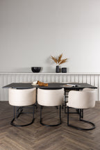 gr23750_1_m Dining Set Ystad Mit Den Stühlen Simrishamn Rechteckiges Essgruppen Set