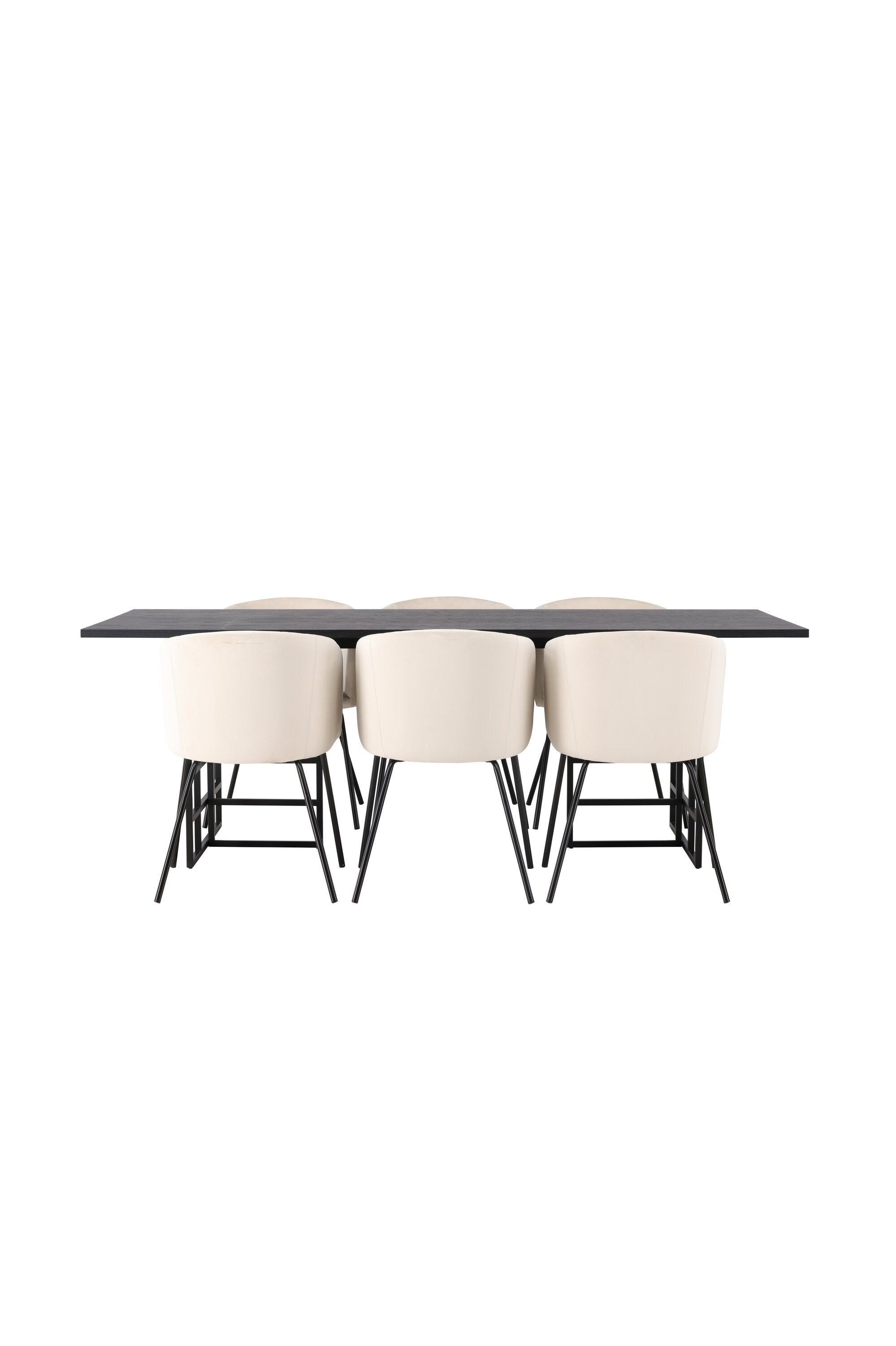 gr23753_1_os Essgarnitur Ystad Mit Den Stühlen Berit Rechteckiges Essgruppen Set Tisch: 75x220x100 Stuhl: 55x78x55