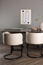 gr23757_3_m Dining Set Ystad Mit Den Stühlen Simrishamn Rechteckiges Essgruppen Set