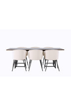 gr23760_1_os Essgarnitur Ystad Mit Den Stühlen Berit Rechteckiges Essgruppen Set Table: 75x220x100 Chair: 55x78x55