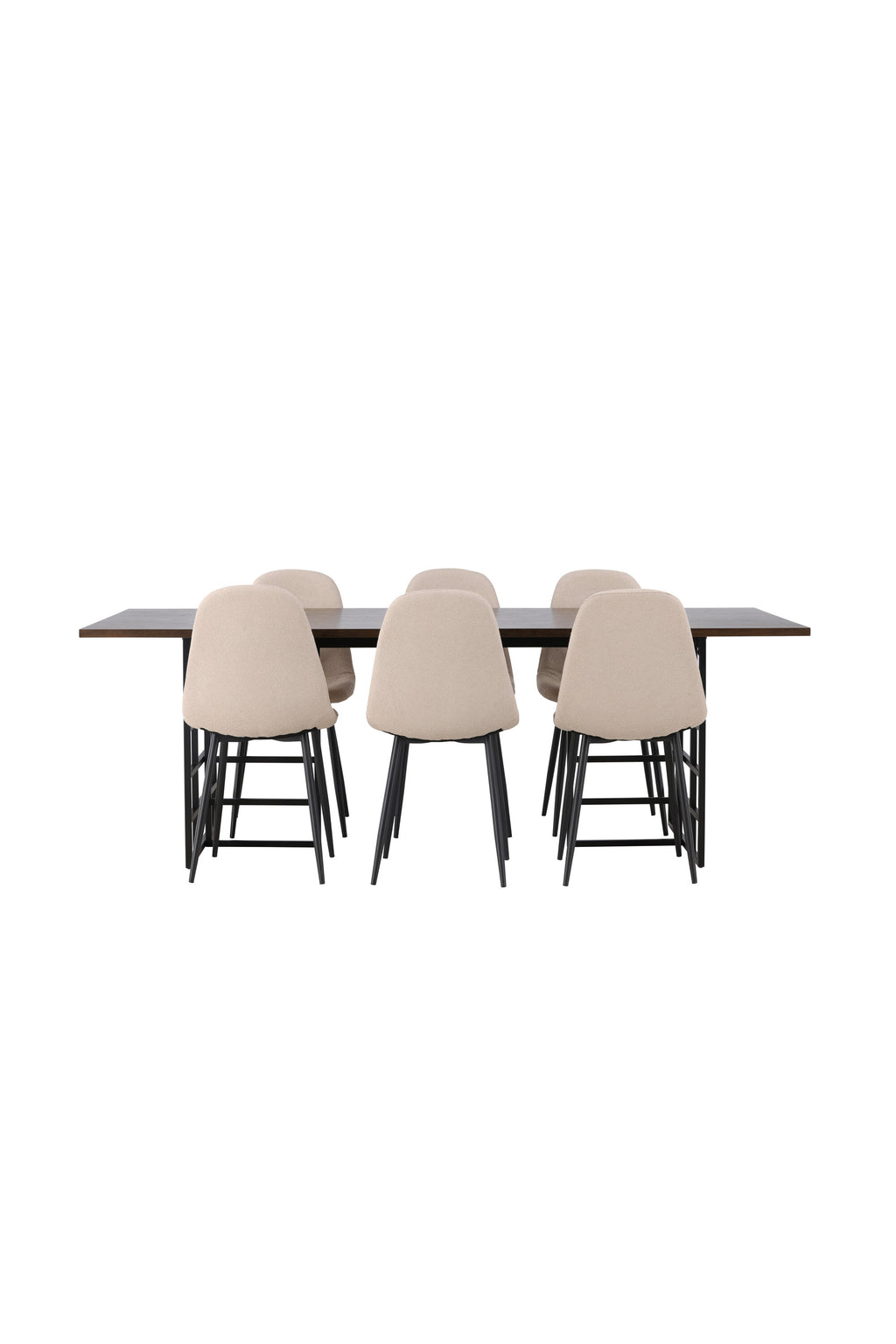 gr23762_1_os Esszimmer Set Ystad Mit Den Stühlen Polar Rechteckiges Essgruppen Set Table: 75x220x100 Chair: 52x90x45