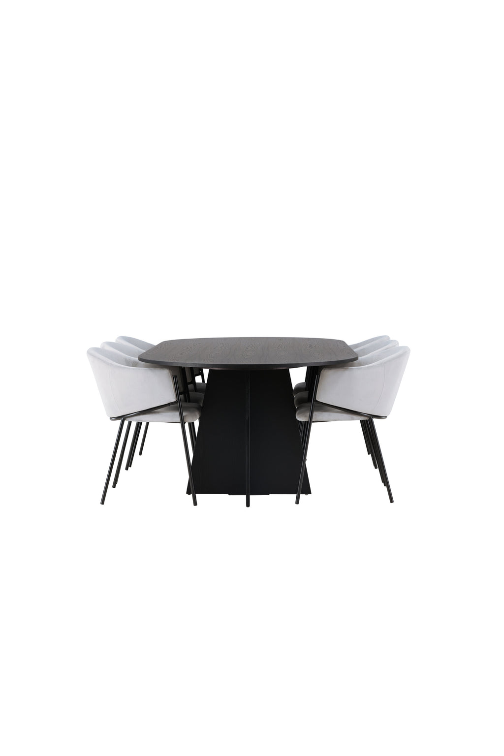 gr23777_4_os Dining Set Bootcut Mit Den Stühlen Evelina Ovales Essgruppen Set