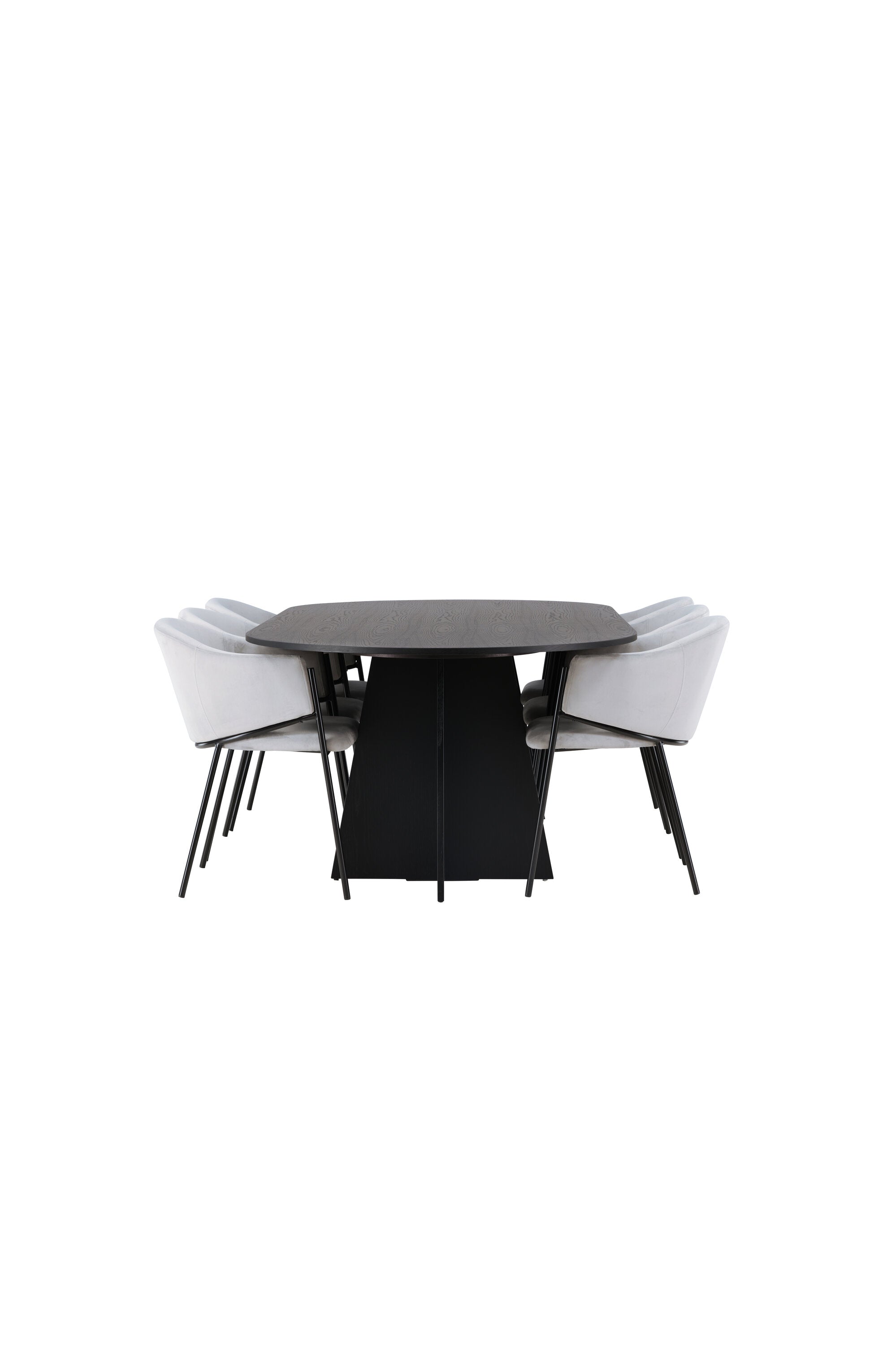 gr23777_4_os Dining Set Bootcut Mit Den Stühlen Evelina Ovales Essgruppen Set