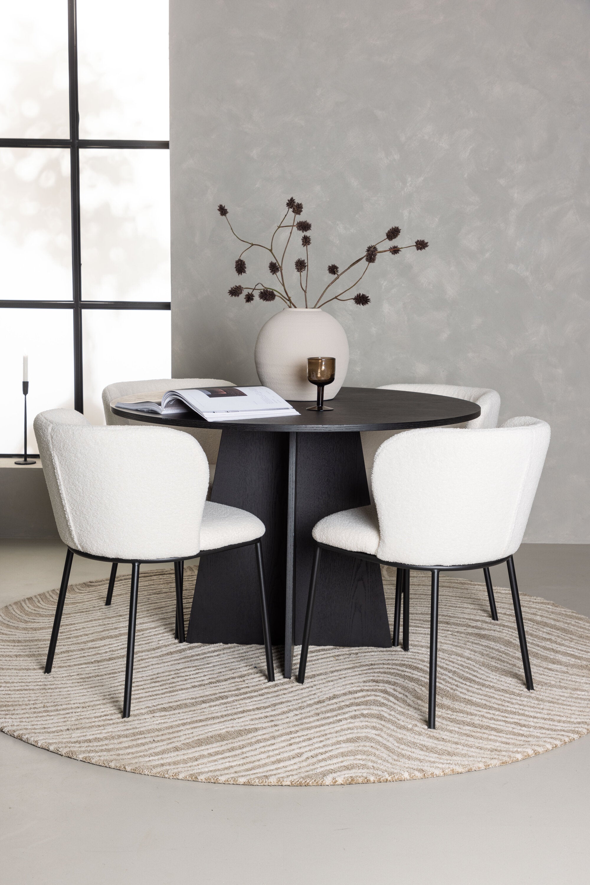 gr23787_1_m Esszimmer Set Bootcut Mit Den Stühlen Edina Rundes Essgruppen Set