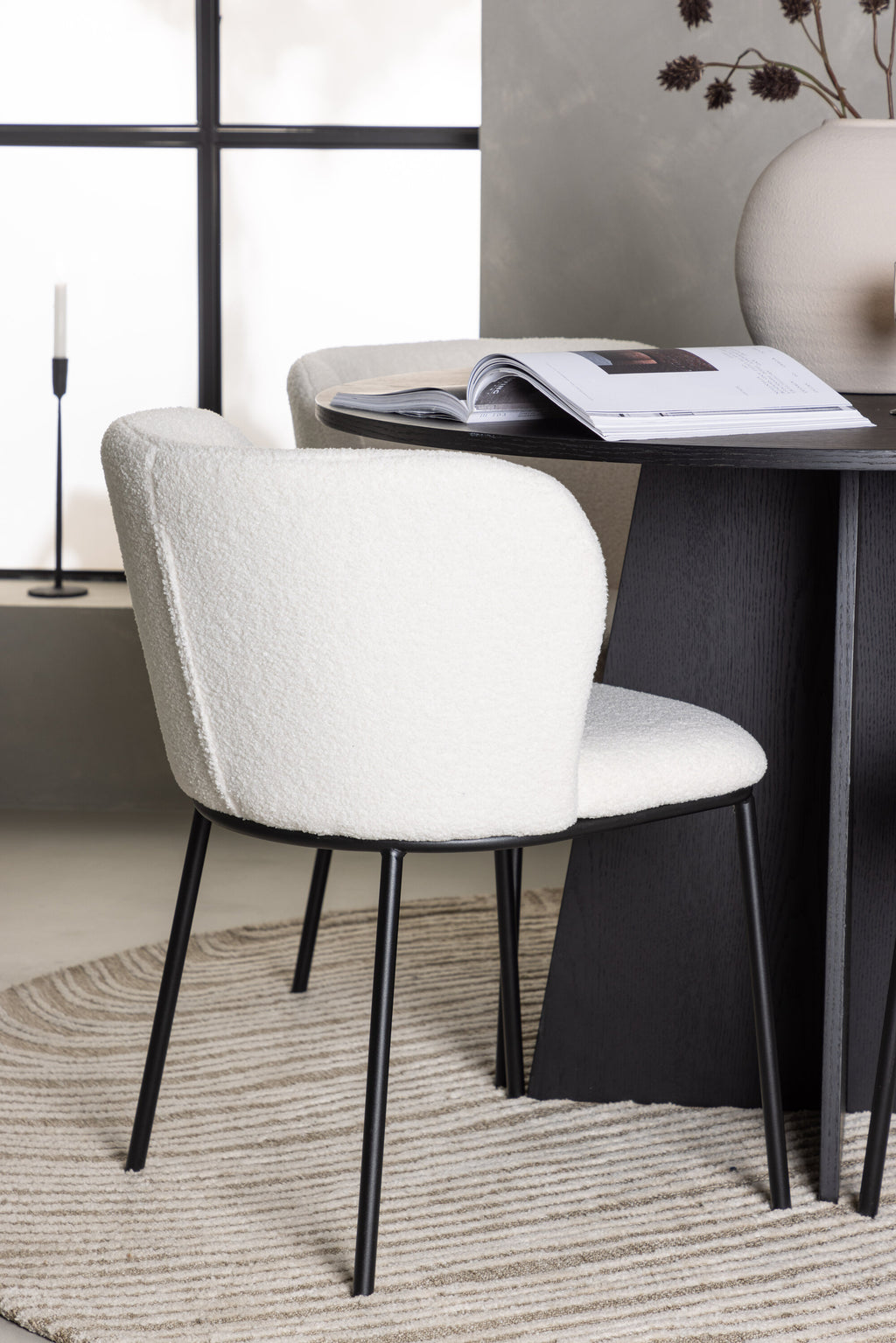 gr23787_3_m Esszimmer Set Bootcut Mit Den Stühlen Edina Rundes Essgruppen Set