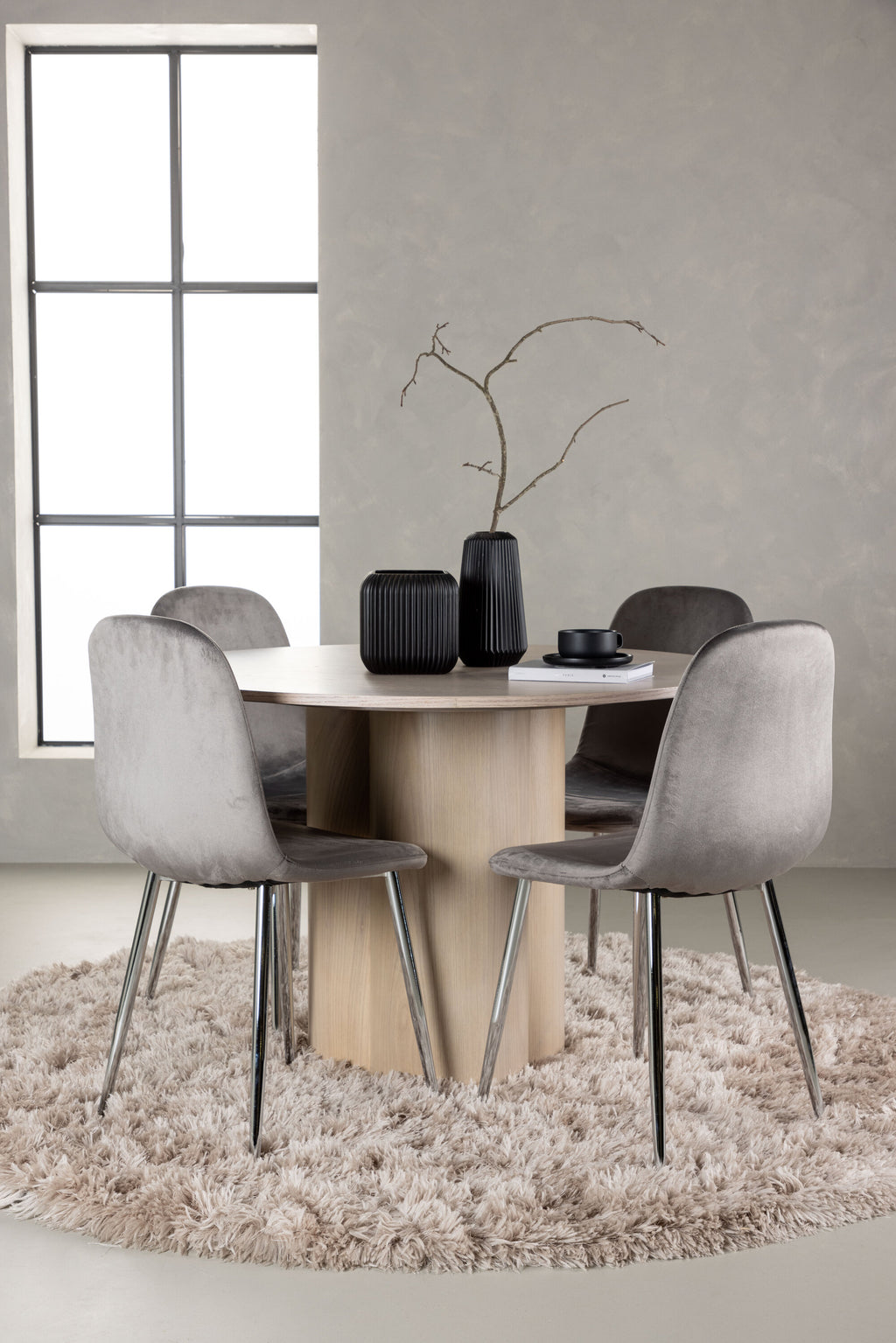 gr23800_1_m Esszimmer Set Olivia Mit Den Stühlen Eva Rundes Essgruppen Set