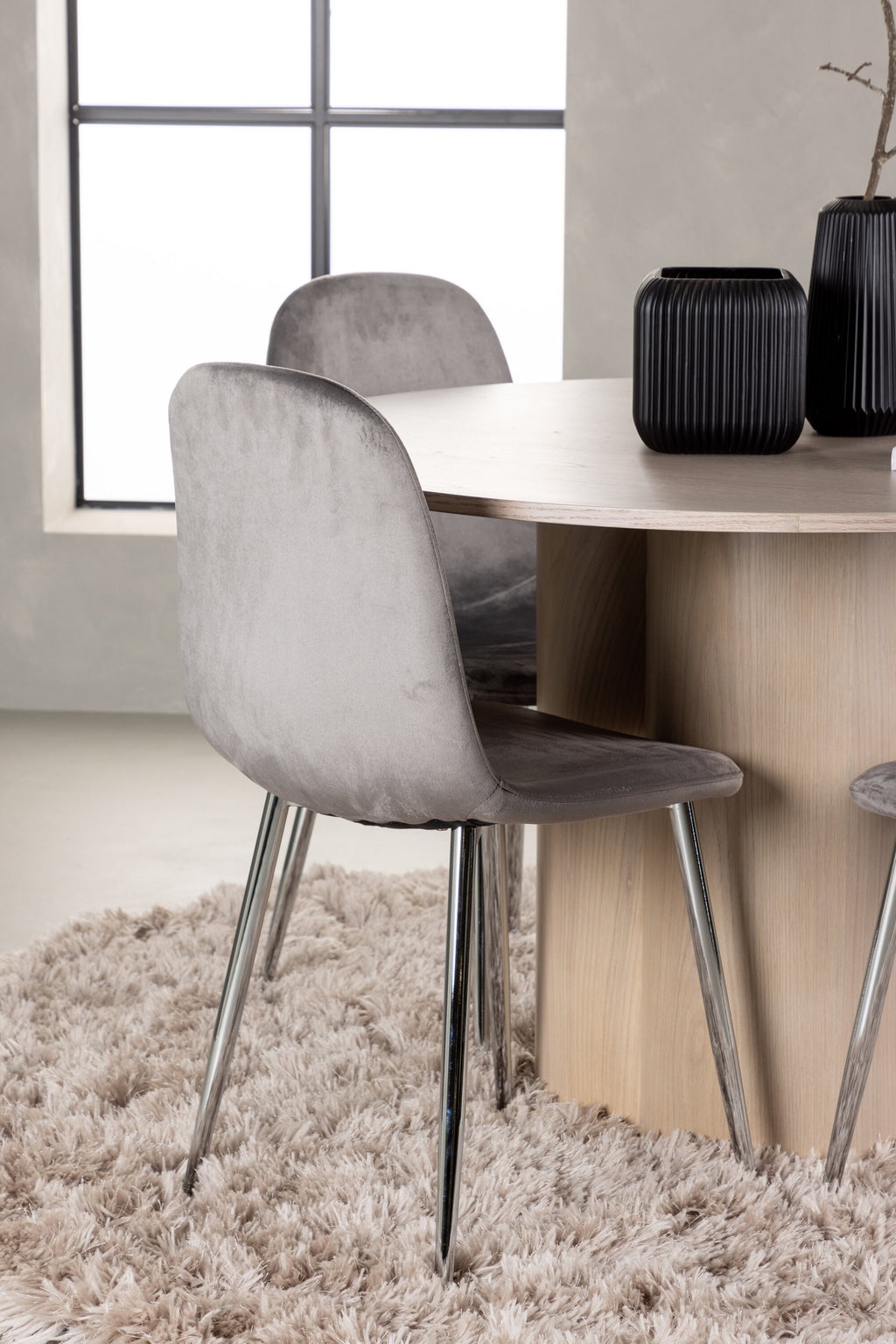 gr23800_3_m Esszimmer Set Olivia Mit Den Stühlen Eva Rundes Essgruppen Set