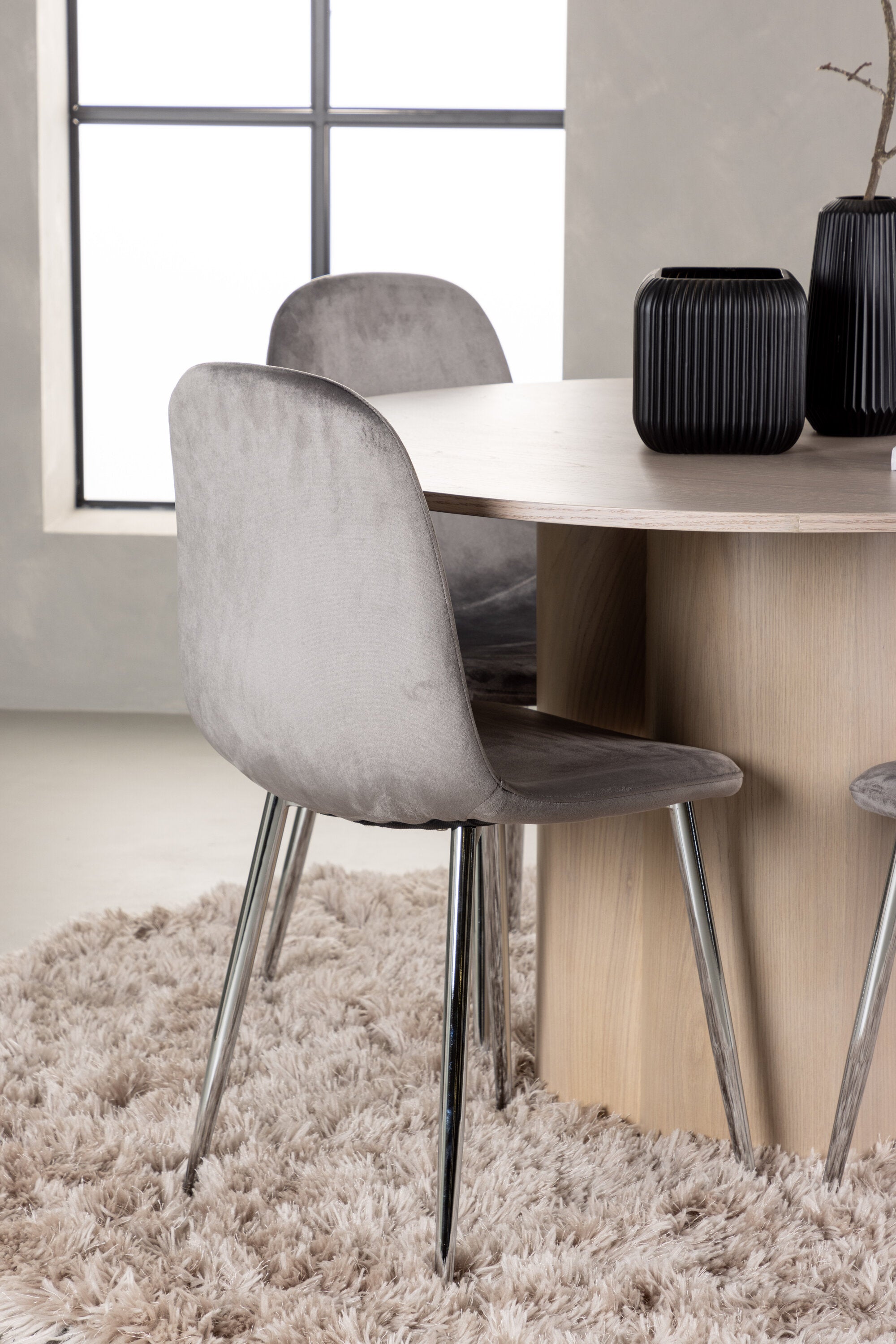 gr23800_3_m Esszimmer Set Olivia Mit Den Stühlen Eva Rundes Essgruppen Set