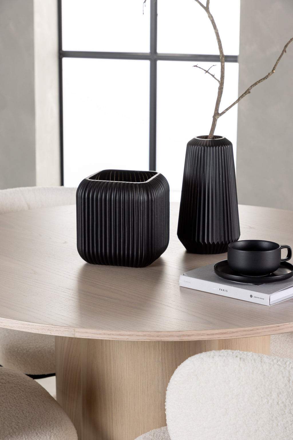 gr23803_5_m Esszimmer Set Olivia Mit Den Stühlen Edina Rundes Essgruppen Set