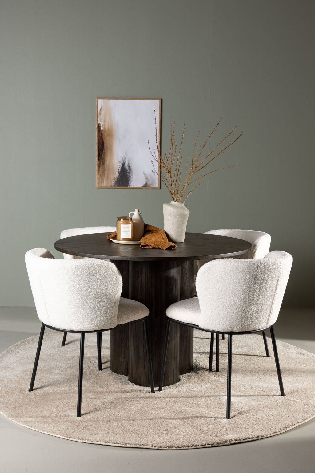 gr23816_1_m Esszimmer Set Olivia Mit Den Stühlen Edina Rundes Essgruppen Set