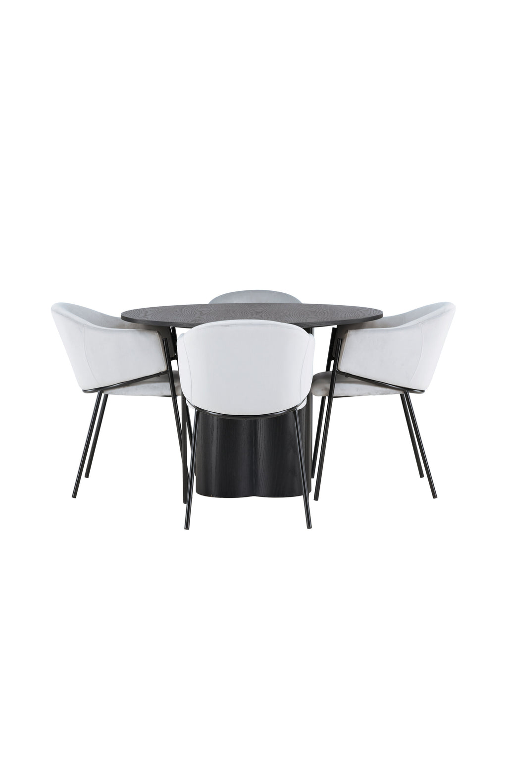 gr23839_1_os Esszimmer Set Olivia Mit 4 Evelina Esszimmerstühlen Rundes Essgruppen Set Default Title