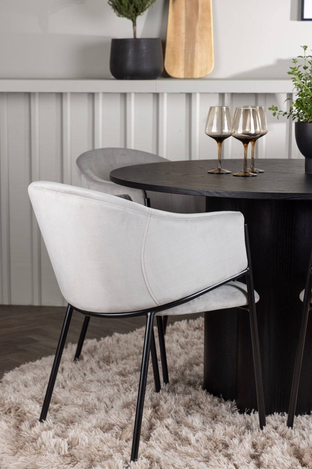 gr23839_3_m Esszimmer Set Olivia Mit 4 Evelina Esszimmerstühlen Rundes Essgruppen Set