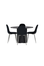 gr23843_1_os Esszimmer Set Olivia Mit Den Stühlen Polar Rundes Essgruppen Set Default Title