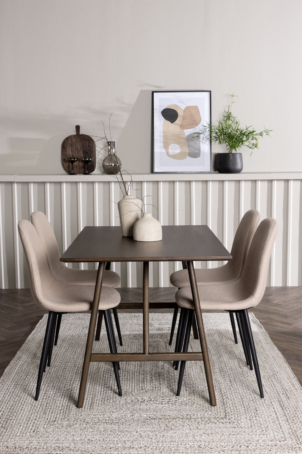 gr23863_1_m Essgarnitur Kaseindon Mit Den Stühlen Polar Rechteckiges Essgruppen Set