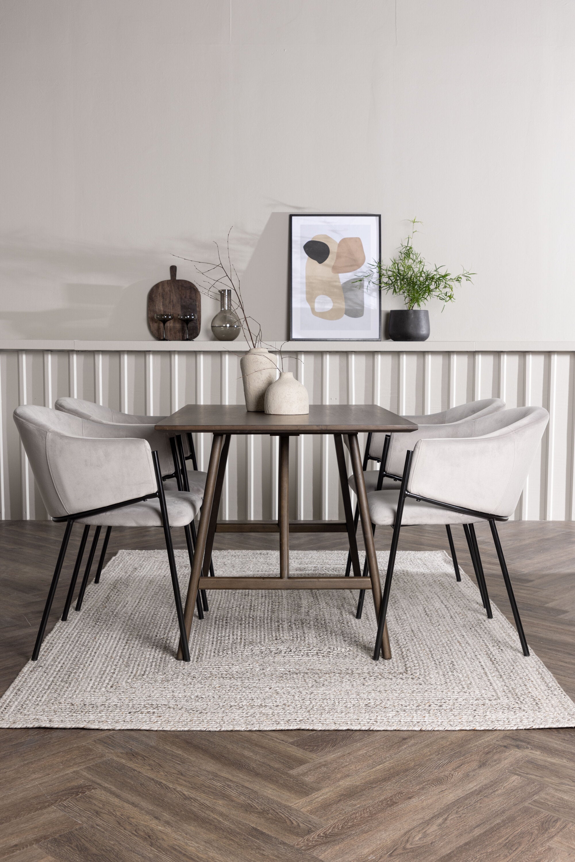 gr23865_1_m Esszimmer Set Kaseindon Mit Den Stühlen Evelina Rechteckiges Essgruppen Set