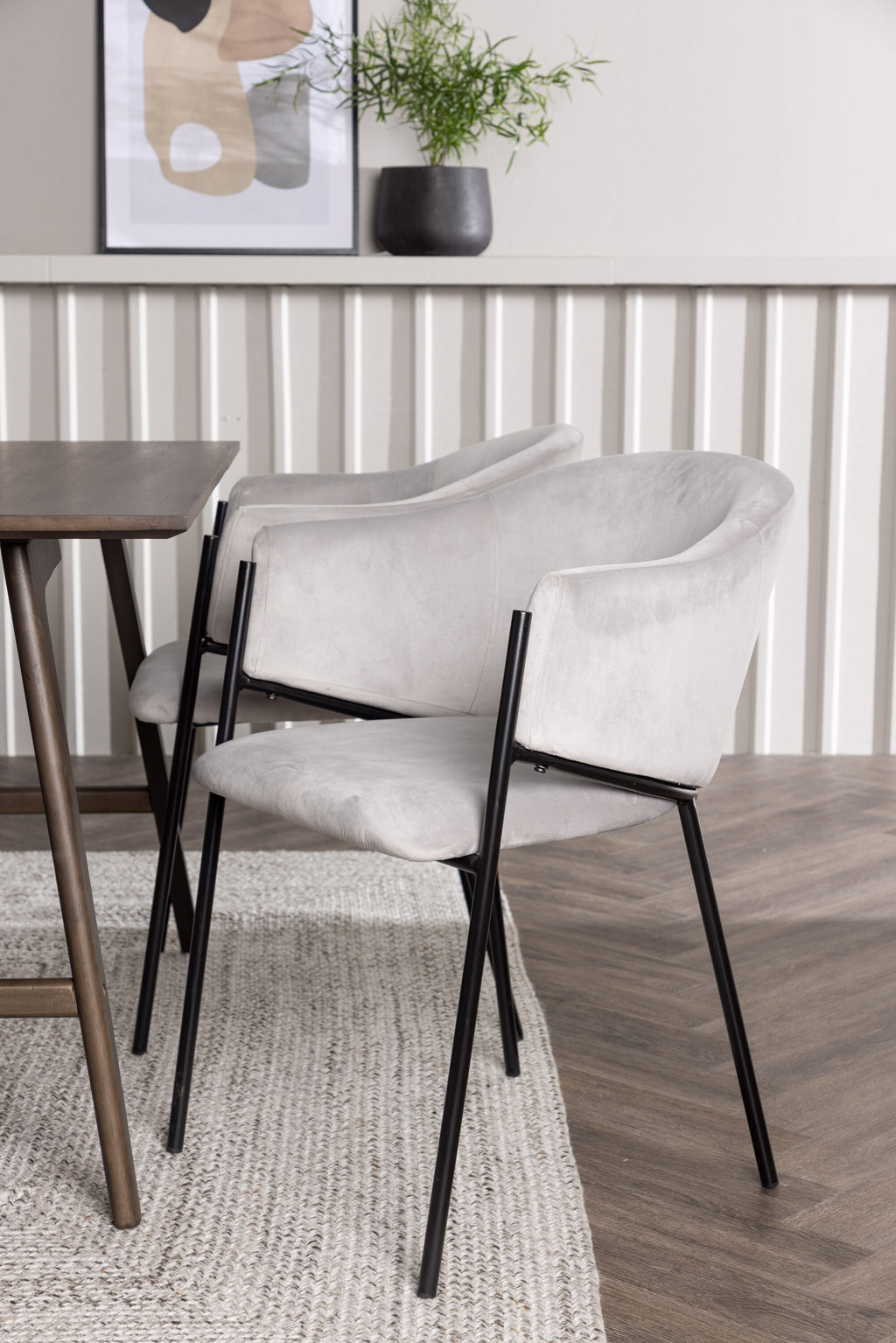 gr23865_3_m Esszimmer Set Kaseindon Mit Den Stühlen Evelina Rechteckiges Essgruppen Set