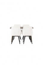 gr23869_1_os Essgarnitur Kaseindon Mit Den Stühlen Rosie Rechteckiges Essgruppen Set Tisch: 75x120x80 Stuhl: 60x88x55