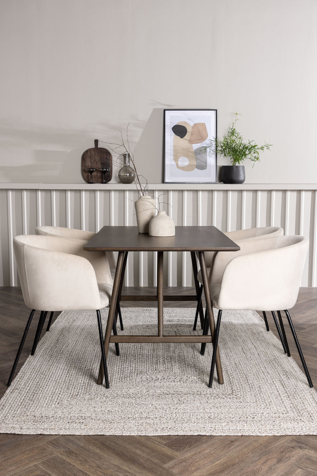 gr23871_1_m Esstisch Set Kaseindon Mit Den Stühlen Berit Rechteckiges Essgruppen Set