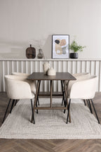 gr23871_1_m Esstisch Set Kaseindon Mit Den Stühlen Berit Rechteckiges Essgruppen Set