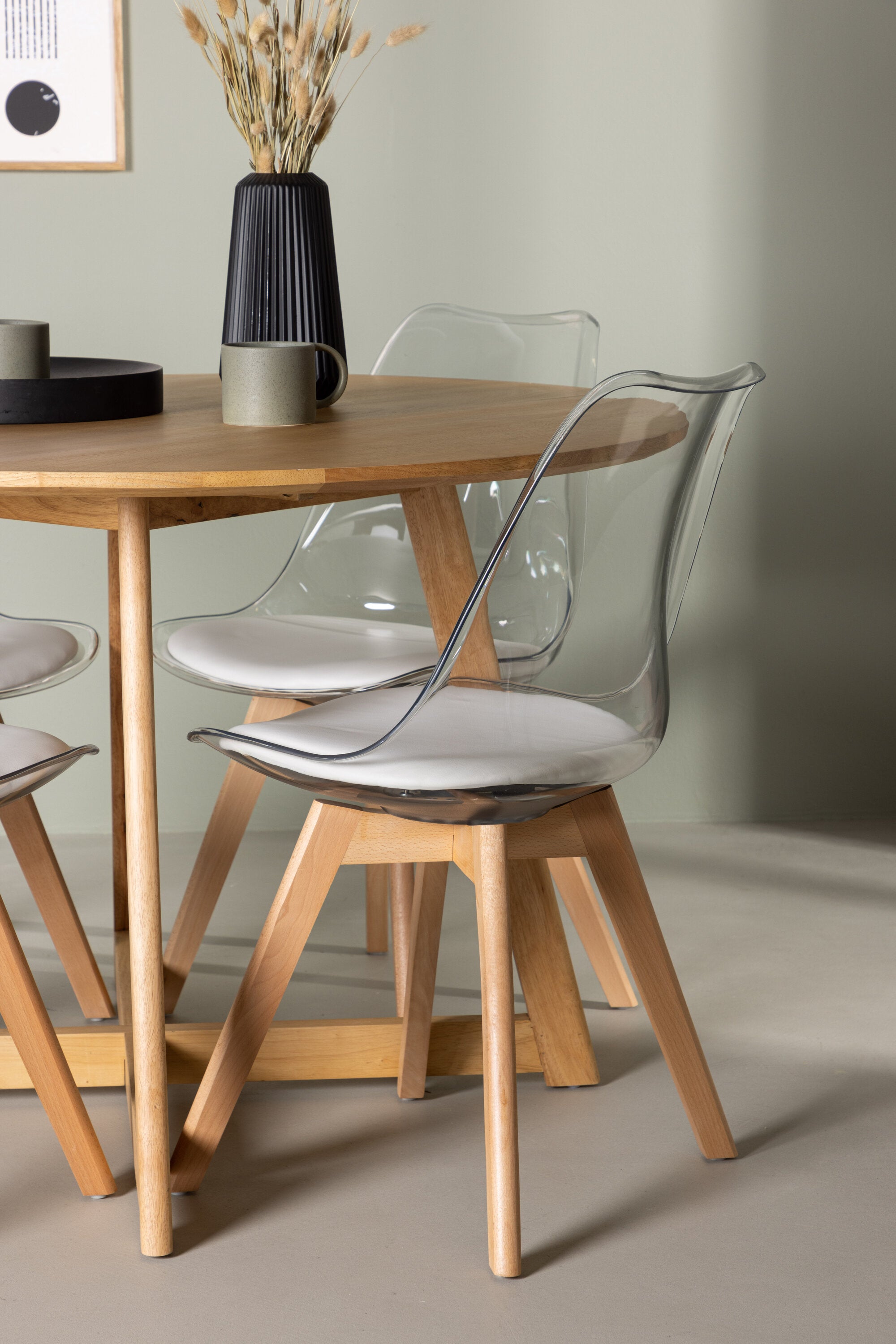 gr23874_3_m Essensset Yadikon Mit Den Stühlen Edvin Rundes Essgruppen Set