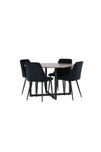 gr23923_2_os Esszimmer Set Durango Mit Den Stühlen Night Rundes Essgruppen Set