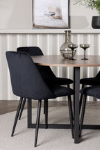 gr23923_3_m Esszimmer Set Durango Mit Den Stühlen Night Rundes Essgruppen Set