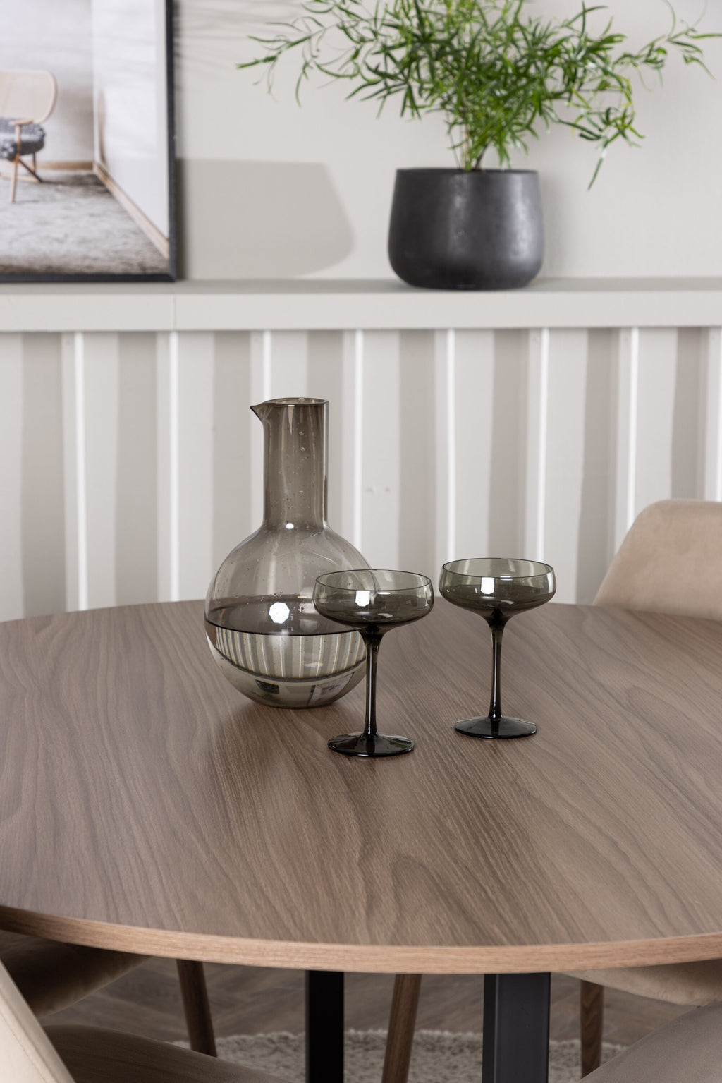 gr23924_5_m Essgarnitur Durango Mit Den Stühlen Night Rundes Essgruppen Set