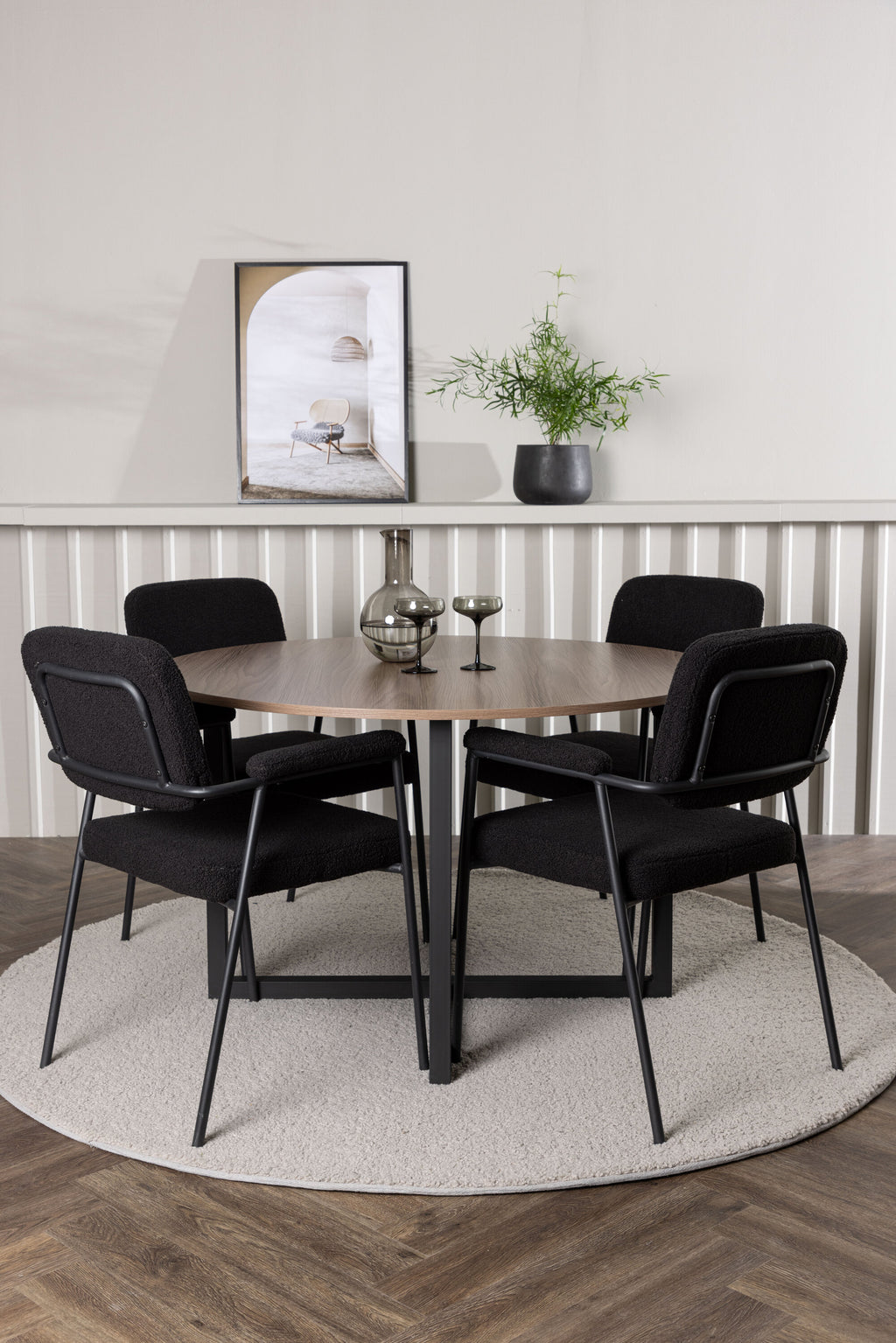 gr23926_1_m Esszimmer Set Durango Mit Den Stühlen Yesterday Rundes Essgruppen Set