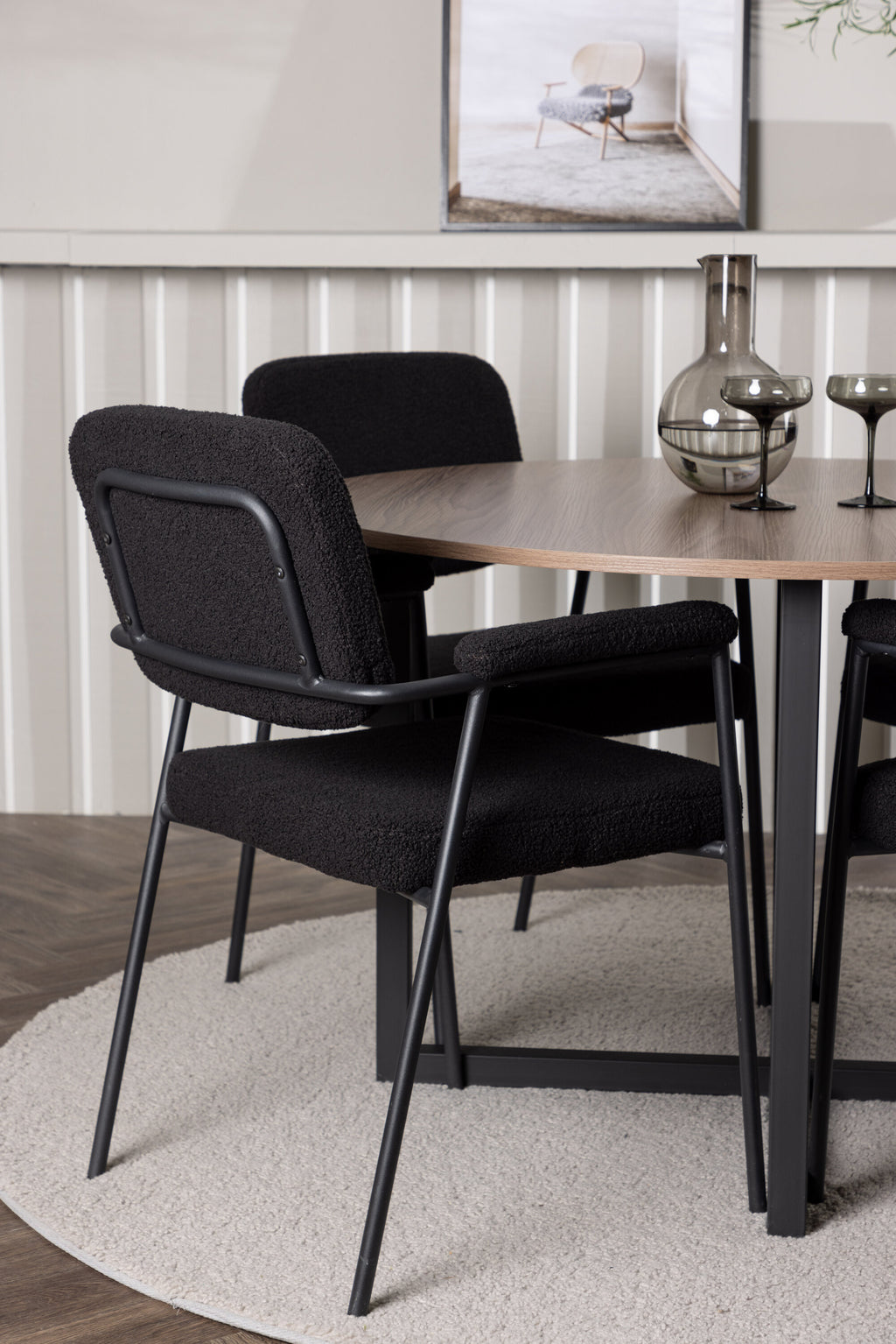 gr23926_3_m Esszimmer Set Durango Mit Den Stühlen Yesterday Rundes Essgruppen Set