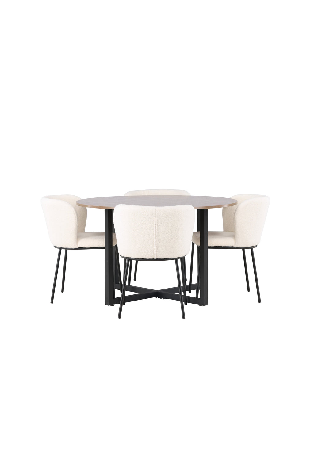 gr23928_1_os Esszimmer Set Durango Mit Den Stühlen Edina Rundes Essgruppen Set Default Title